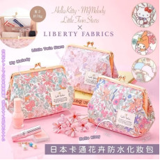 Sanrio x Liberty Fabrics 日本卡通花卉防水化妝包 (early Jul)